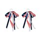 thumbnail image 2 of Juego de 2 decoraciones para botas vaqueras con cordón, plumas, cintas de satén y lazos elásticos, ideal para bodas, rodeos y eventos temáticos., 2 of 6