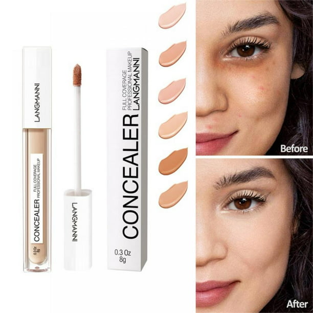 Complexion Fix Oil-Free Concealer, Highlighter, Under Eye Corrector Pen For Dark Circles And Acne Cover Up,Multi-Use Concealer Shape,Contour & Sculpt( 6 - Walmart.com