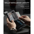 thumbnail image 2 of Airtag Wallet For Men- Bifold Leather Wallet Rfid Blocking With Id Window And Zipper Coin Pocket Bill Compartment Card Holder Wallet Gift For Men(airt, 2 of 5