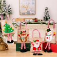 thumbnail image 2 of Saco de Papá Noel de Navidad para niños, bolsa de almacenamiento de dulces, decoración navideña, 2024, 2023, 2 of 4