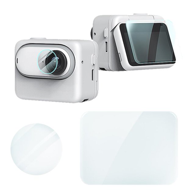 Lens 1 Action Camera Film Anti-scratch Waterproof para Insta360 GO 3 (Set)
