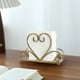 thumbnail image 1 of Fiudx Porta Pañuelos de Escritorio, Diseño Vertical de Acero Inoxidable, Soporte Seguro para Servilletas, Fácil de Limpiar, Elegante Acabado Dorado, para Uso En Restaurantes o En El Hogar, Tamaño 19,, 1 of 6