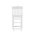 thumbnail image 6 of Linon Judah 24 Inch High Back White Counter Stools, Set of 2, 6 of 10