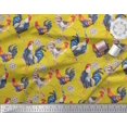 thumbnail image 3 of Soimoi polyester Crepe Fabric Eggs,Nest & Hen Bird Print Fabric by the Yard 42 Inch Wide, 3 of 3