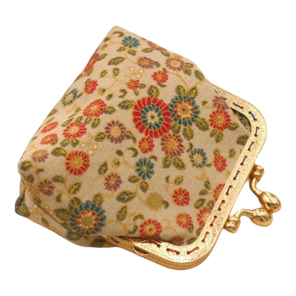 Monedero floral jinwen Patrón de girasoles Beige