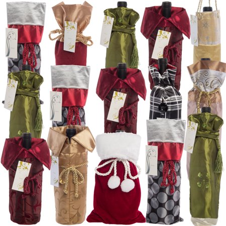 for keeps 15 pack wine bottle holder gift bags for reds whites bulk