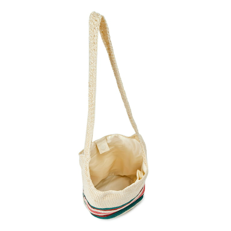 Rebecca Women Straw Summer Shoulder Bag Stylish Beach Sling Bag