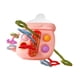 thumbnail image 5 of Coctelera de sonajeros,sonajero para bebé juguetes campanillas biberón,Campanas de mano Sonajeros Juguetes música y sonido.,Sonajeros para bebés,juguetes,agarre de mano rosa 12x12cm, 5 of 9