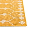 thumbnail image 5 of Unique Loom Outdoor Trellis Collection Area Rug - Traliccio (5' 3" x 8' Rectangle Yellow/Ivory), 5 of 9
