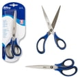 thumbnail image 1 of Hilroy Stainless Steel 7-Inch Scissors, Multipurpose Scissors, Blue Handles, 1 of 6