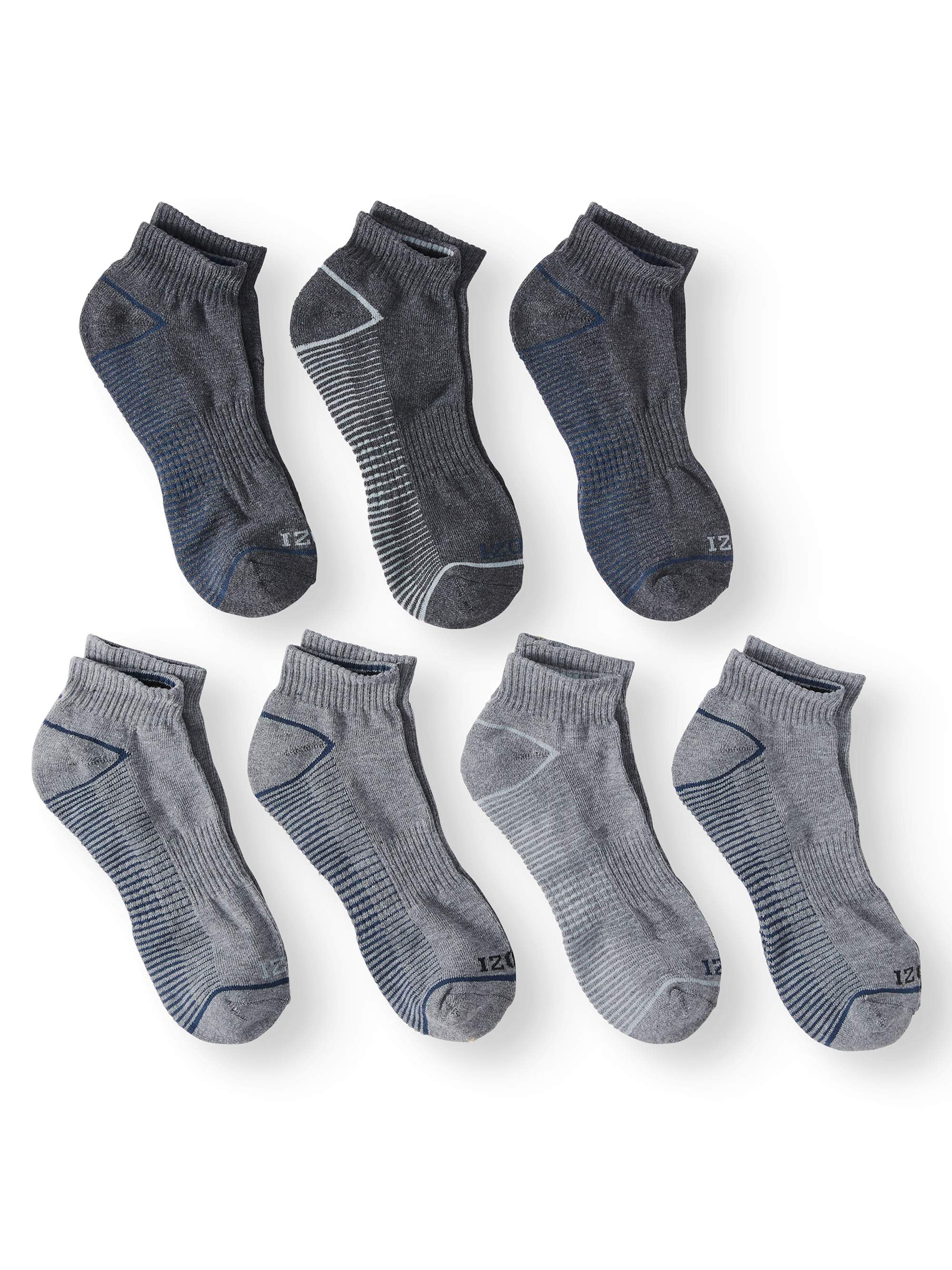 Men's Athletic Quarter Socks, 7 Pairs