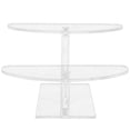 thumbnail image 4 of MasteelfCA Acrylic Riser Display Stand 2-Tier Display Stand Riser Shelf for Collectible Jewellery, 4 of 9