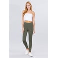 thumbnail image 2 of Saronite Basics Full Length Ponte Pants, New Olive (Women's), 2 of 4