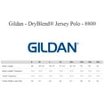 thumbnail image 4 of Gildan Jersey Polo T-Shirt for Men, DryBlend Short Sleeves Assorted Colors | Polo Bulk T Shirts Pack-6, Cotton, Polyester knit 6 oz | Size - XL, 4 of 5