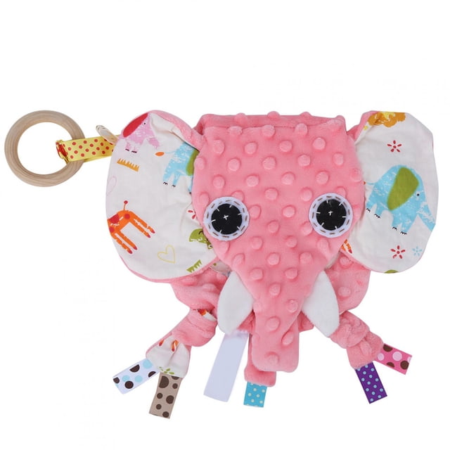 Juguete reconfortante suave,Toalla calmante para bebé Toalla calmante de dibujos animados Juguete de peluche Juguete reconfortante Integración perfecta