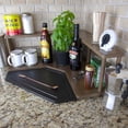 thumbnail image 3 of Counter Caddies™, Barista Display , Corner Shelf, New, Walnut Stained, 3 of 4