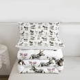 thumbnail image 5 of Erosebridal Wild Donkey Twin Comforter Sets,Rustic Plant Flowers Bedding Set For Boys Teens, Reversible 2-Piece, 5 of 7