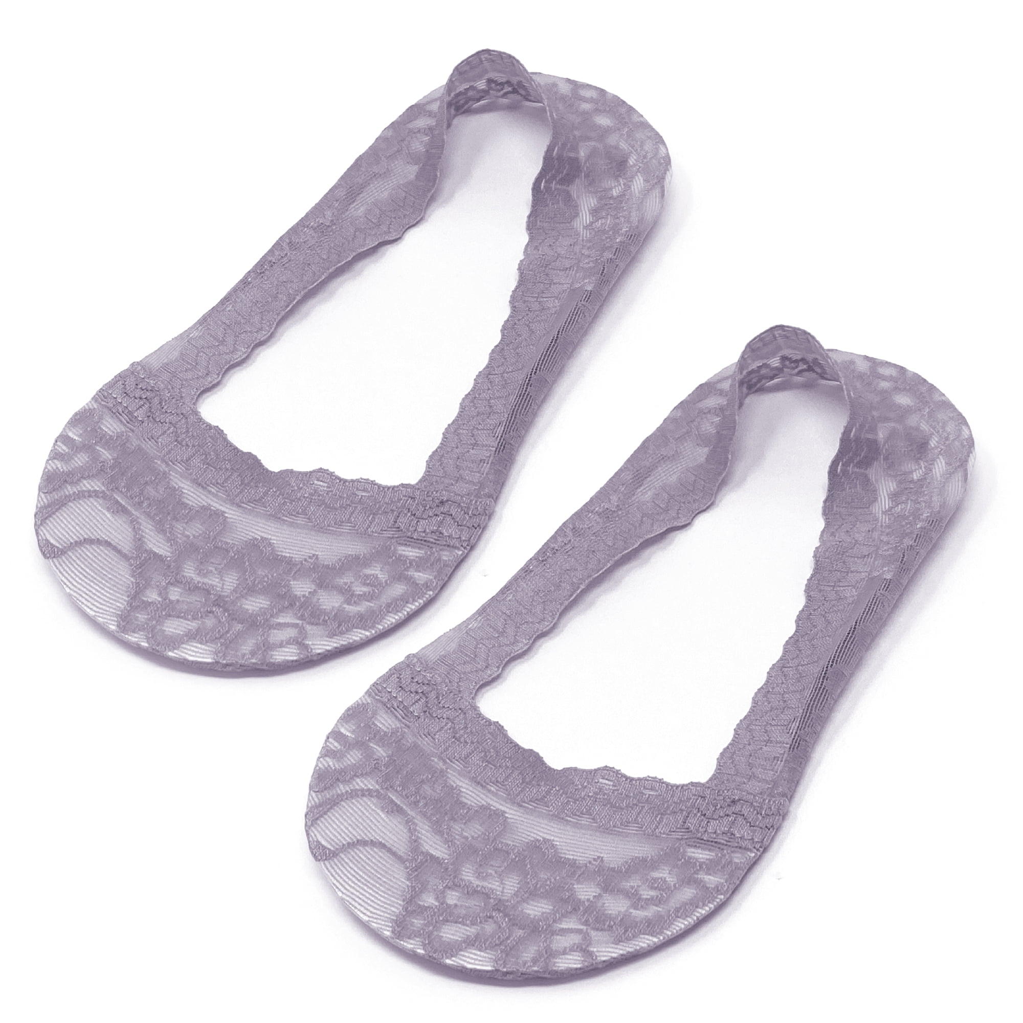 Bimble No Show Socks Lace Blue Women's Small