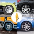 thumbnail image 3 of OUNONA Orange Universal Snow Tire Chains for Cars - Anti-Skid Traction and Safety, 3 of 8