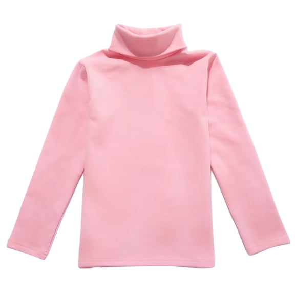 YunPes Boys Girls Crewneck Long Sleeve Soft Cotton T Shirts Solid Color Warm Tee Tops Tan Sweaters for Big Boys