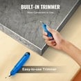 thumbnail image 5 of VEVOR Concrete Stamps Mat, 24 x 24 in, Concrete Texturing Skin Polyurethane Stamp Stone Tile Texture Mat, Slate floor Imprint Seamless Stamp Concrete Molds for Outdoor Decorative, Blue, 5 of 9