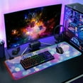 thumbnail image 6 of Purple Love Heart RGB Gaming Mouse Pad Large Keyboard Mat Rubber Base 13 Light Modes, 6 of 6