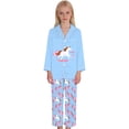 thumbnail image 3 of Elegyee Girls Pajamas Horse Print Long Sleeve Button Down Shirt Pants, Size 9-10, 3 of 3
