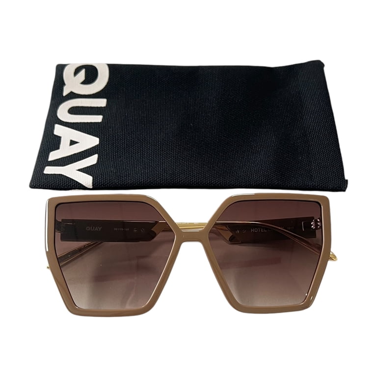 Quay Australia Hotel Lobby Oversized Square Sunglasses Doe  display picture 1