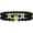 Gold, variant on Men’s Elastic Skull Bracelet 2 Piece Set | 8mm Black Obsidian Beaded Skeleton Bracelet | Healing Energy Jewelry Gift for Him