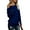 Navy Blue, variant on Sherrylily Women's Off The Shoulder Sweater Long Sleeve Oversized Knit Tops