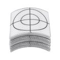 thumbnail image 1 of Unique Bargains Lot de 40 Feuilles Réfléchissantes 60mm Auto-Adhésives, Blanc, 1 of 6