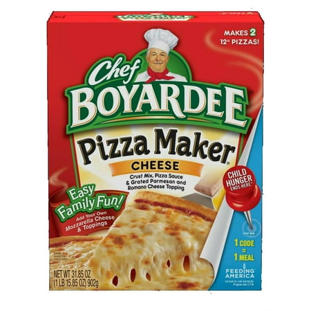 (3 Pack) Chef Boyardee Cheese Pizza Maker, 31.85 (Best Grocery Store Pizza)