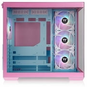 Thermaltake View 380 TG ARGB Bubble Pink Mid Tower Chassis - Mid-tower - Bubble Pink - Tempered Glass, SPCC - 3 x Bay - 4 x 120mm Fan(s) Installed - Mini ITX, Micro ATX, ATX Motherboard Supported -...