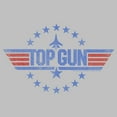 thumbnail image 2 of Women's Top Gun Circle of Stars Logo  Graphic T-Shirt, 2 of 4
