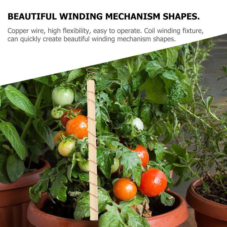 Copper Electroculture Gardening Wire for Plants with Stake - Plant