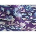 thumbnail image 3 of Ambesonne Floral Quilted Bedspread Set 3 Pcs, Tropical Forest Leafy Art, Twin, Quartz Indigo and Soft Blue, 3 of 4