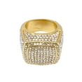 thumbnail image 5 of Charles Raymond Bling Bling Hip Hop Iced Out Luxury Men's Ring - 444, 5 of 7