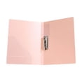 thumbnail image 2 of Ktoot Punchless Clamp Binder Ringless Binder with Metal Clip Report Cover Document Folder Letter Size Folder Punchless Binder Fits 8.5x11 Paper Pink File Folder for Documents Home Office, 2 of 6