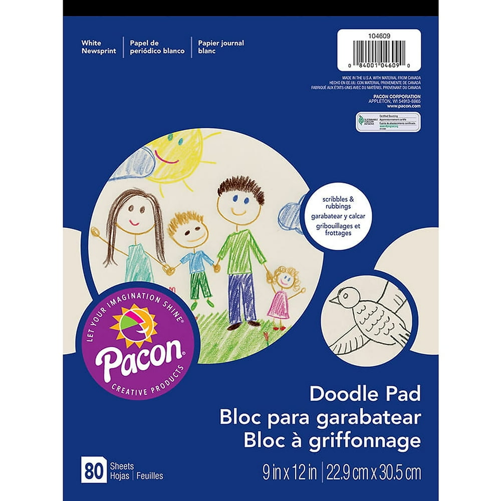 Doodle Pad 9x12 80 ct.