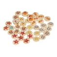 thumbnail image 2 of Sewing Buttons, Rounded Edges Handcraft Flat Bottom 25mm Wood Buttons Sea Animal 50pcs  For Crocheting For Knitting, 2 of 8