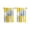 E,Curtain x2, variant on 2D Printed Kitchen Curtain, Waterproof Half Window Curtain, Light Filtering Short Curtain, Anti-Fade Oil Proof Dust Proof Window Drapes, for Home Kitchen Dining Room Cafe Indoor Window Decoration