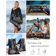 thumbnail image 5 of Happy Birthday Beach Towels Oversized Super Absorbent, Birthday Gifts Cake Balloons Black Lightweight Bath Towel Quick Dry Sets For Bathroom/Pool/Rv Camping/Beach Play/Gym Room/Picnic 35"x70", 5 of 8