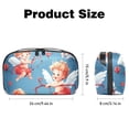 thumbnail image 5 of Cupid Digital Bag Oxford Cloth Waterproof Travel Organizer Charger Pouch Cell Phone Charger Station Computer Cord Organizer 5.9x9.44x3.14 in, 5 of 6