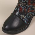 thumbnail image 5 of Bnwani Girls Boots Short PU Leather Soft-Soled British Boots 4-11 Years, 5 of 5