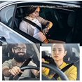 thumbnail image 5 of CHAO Cinturón de seguridad para automóvil de 6 piezas, almohadillas cómodas para el automóvil, protege los hombros, negro, 5 of 5