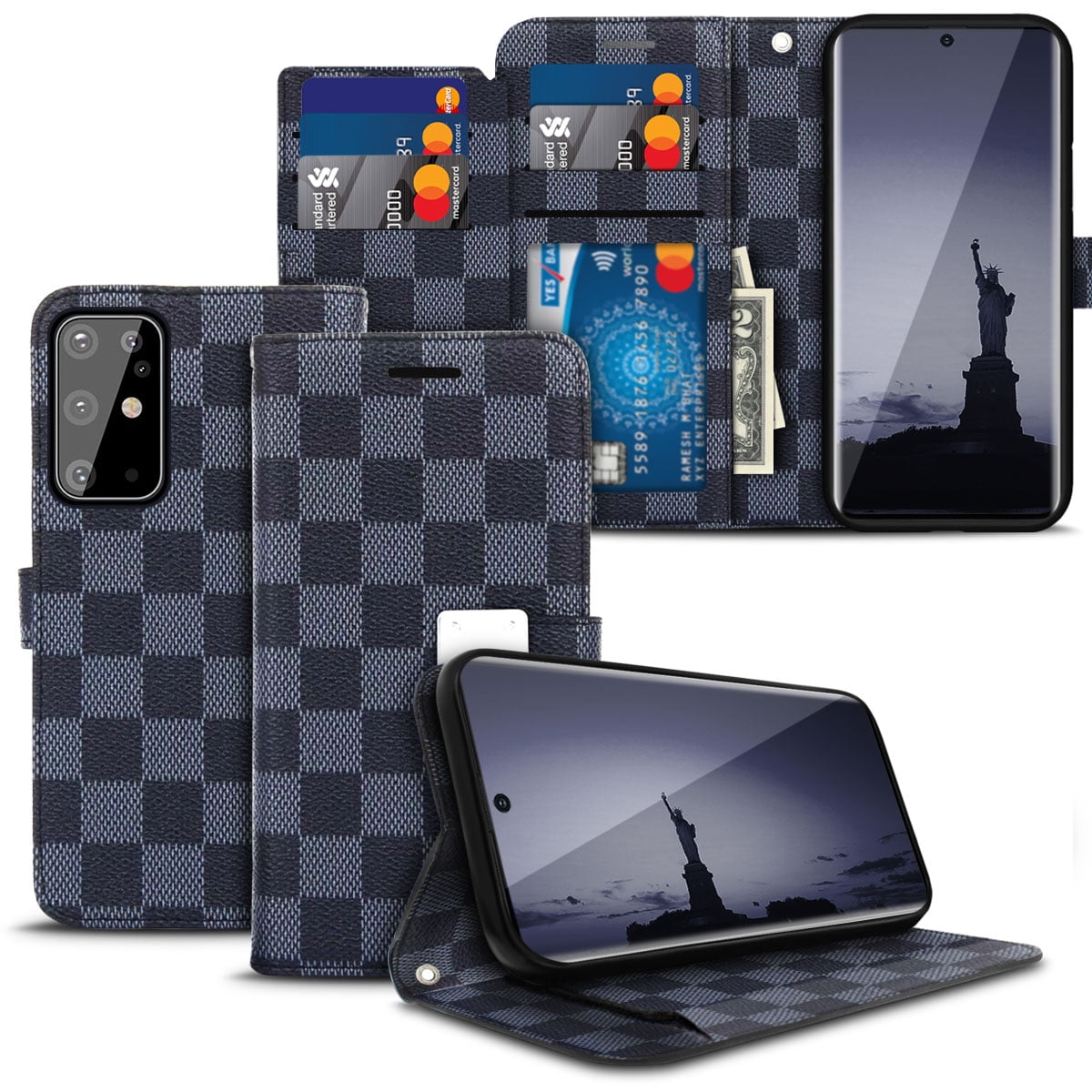 iPhone 11 Pro Max Case, Cellularvilla Diary Style Pu Leather Wallet [Card  Slot] [Square-Pattern] [Magnetic Closure] [Wristlet] Flip Stand Case For  Apple iPhone 11 Pro Max 