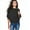 Black, variant on Women's New Fashion Loose Dolman Sleeve Knitted Sweater