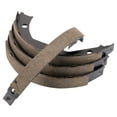 thumbnail image 3 of TRQ Rear Brake Pad & Rotor Kit Brake Pads Brake Rotor Parking Brake Shoe Set Semi-Metallic Premium G-Coated Fits Select 2013 BMW 328i xDrive 2015 X1, 3 of 4