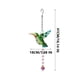 thumbnail image 4 of Xihbxyly Colgante de Colibrí, Exquisito Atrapasol de Cristal, Decoración Colorida para Ventanas, Elegante Reflejo de Luz, Decoración para Fiestas En El Jardín, Perfecto para Patios, Balcones, Una Exp, 4 of 7