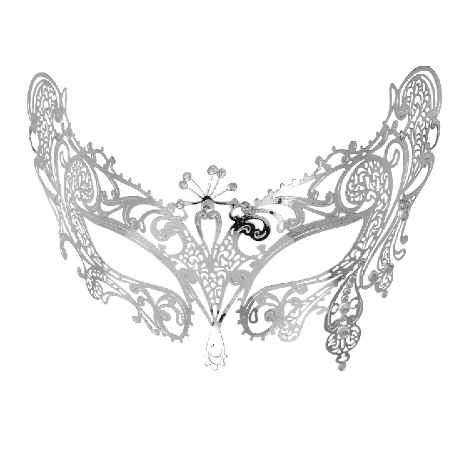 Masquerade Mask For Women Metal Mask Shiny Party Evening Prom Ball Mask